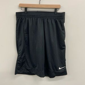 Nike Mens FastBreak Basketball Shorts Black/Neon Strings Large